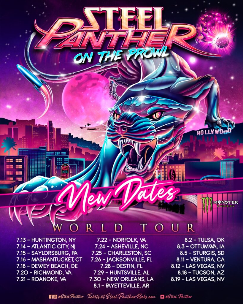 Steel Panther 2023 tour