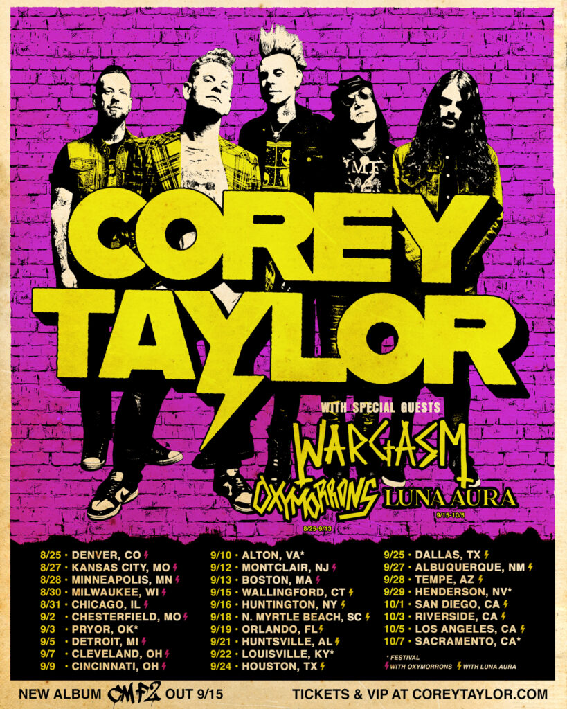 Corey Taylor 2023 tour