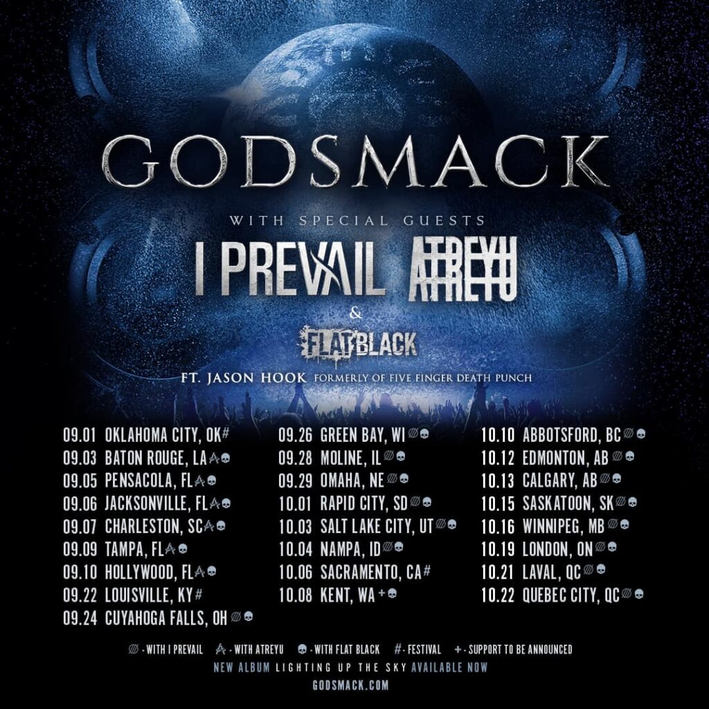 godsmack tour 2023 uk