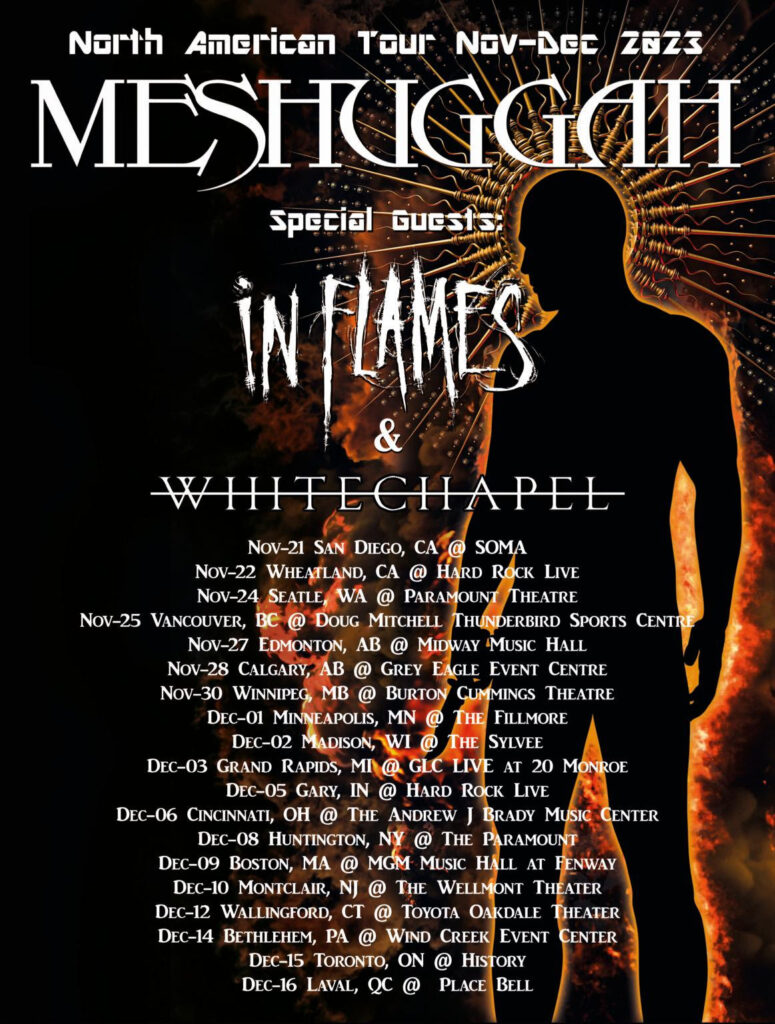 in flames south america tour