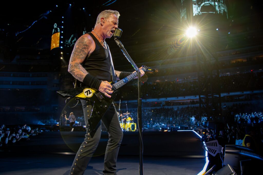Metallica performs at SoFi Stadium, Inglewood, California on August 25, 2023