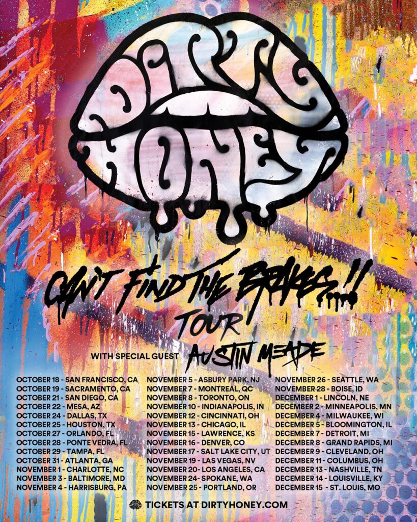 Dirty Honey 2023 tour