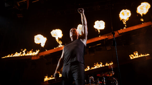 Watch Disturbed’s Pyro Set Off Venue Sprinkler System in New Jersey