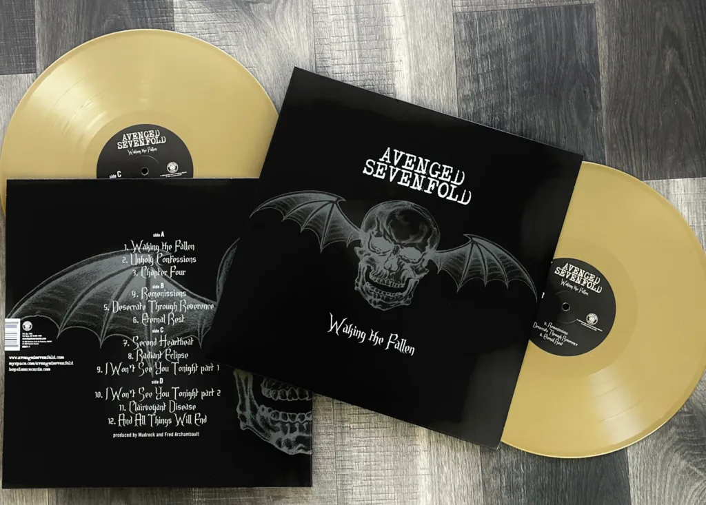 Avenged Sevenfold Waking the Fallen gold vinyl reissue