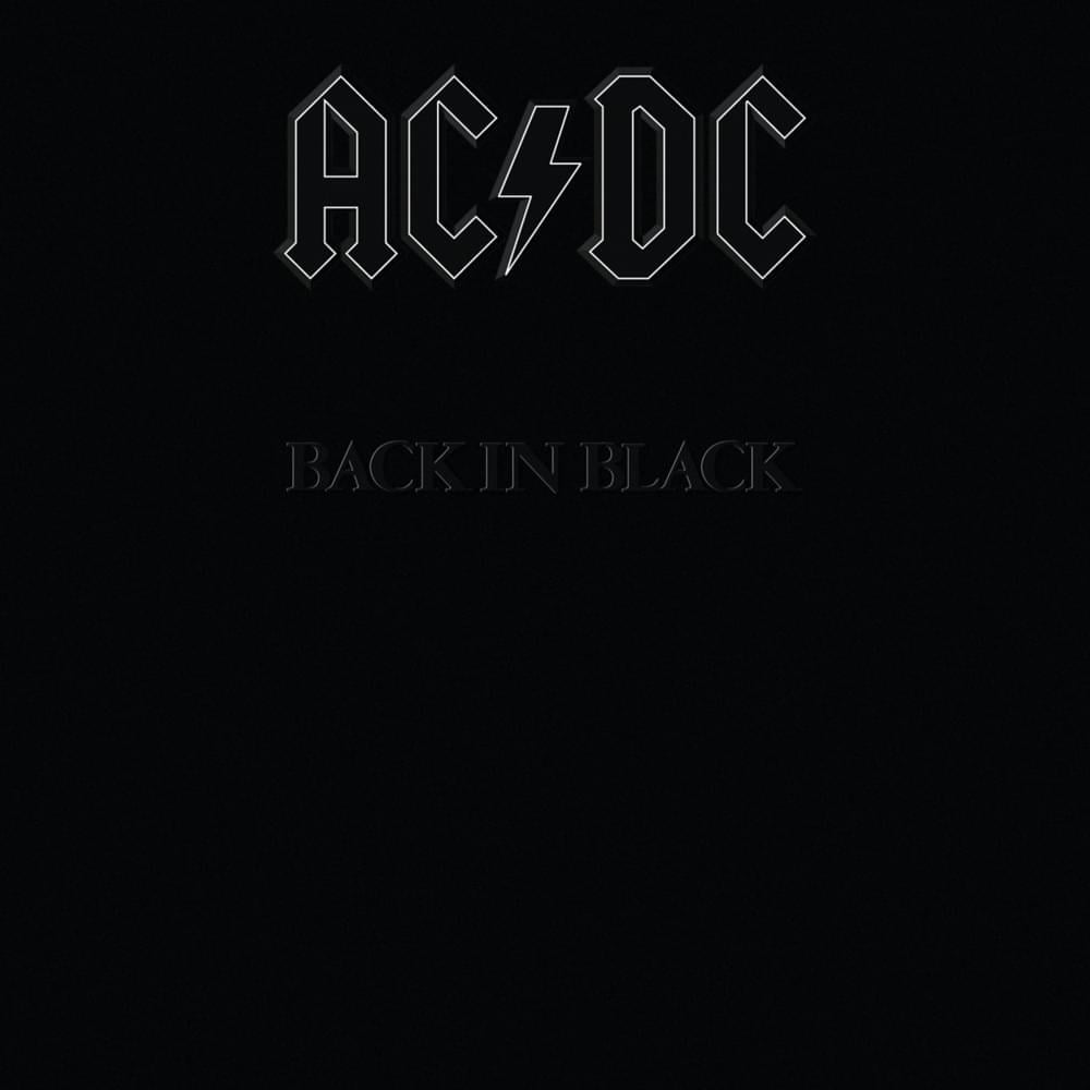 AC/DC Back in Black album cover