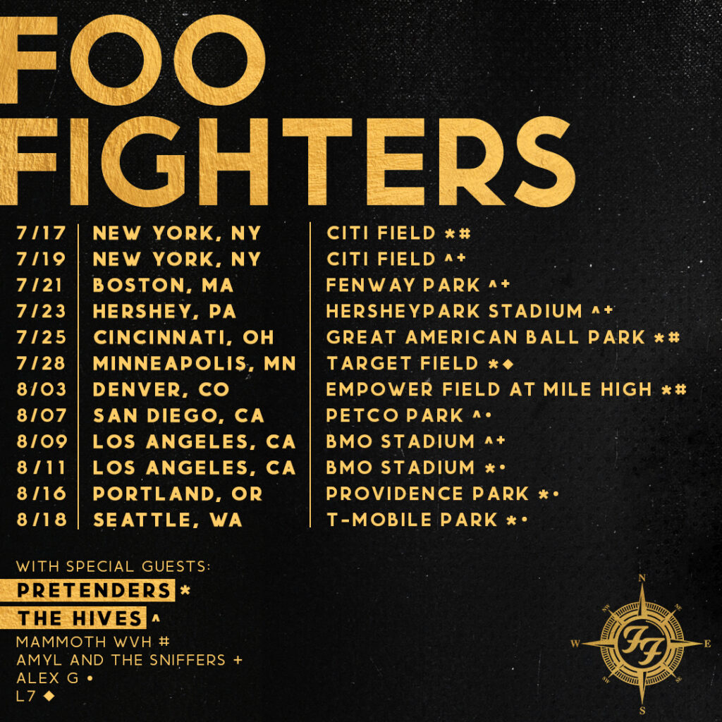 Foo Fighters 2024 North American Tour