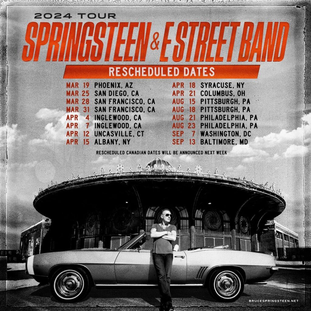 Bruce Springsteen 2024 tour dates