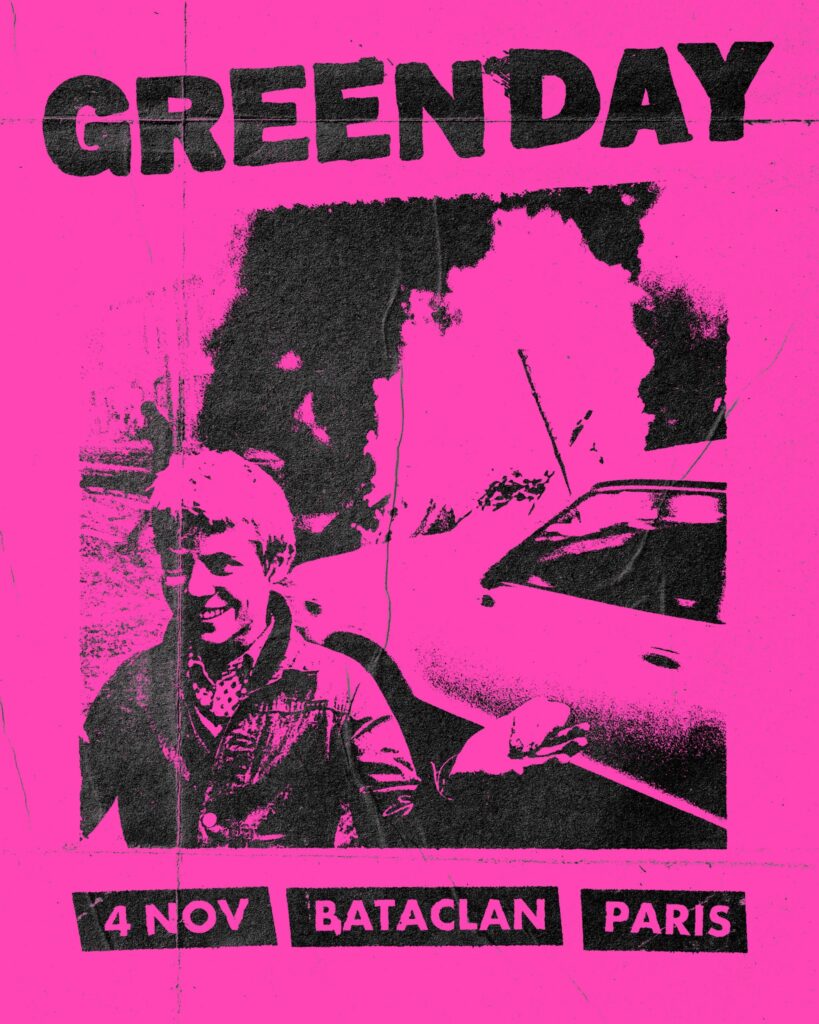 Green Day Paris France concert 2023