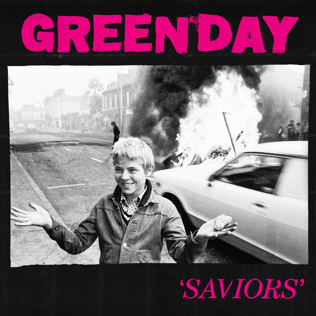 Green Day Saviors album cover
