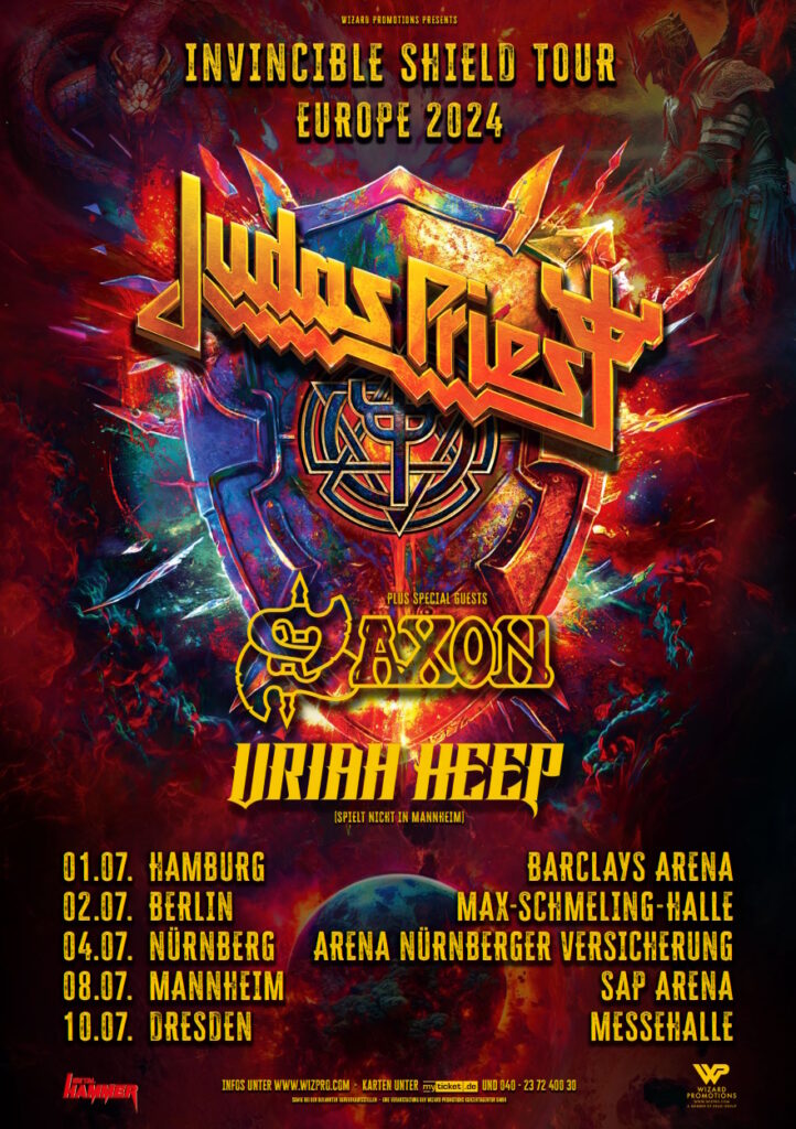 Judas Priest Announce 2024 Invincible Shield Tour Dates
