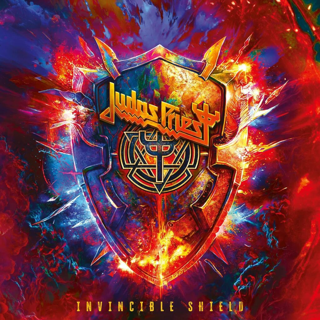 Judas Priest Invincible Shield cover art 2024