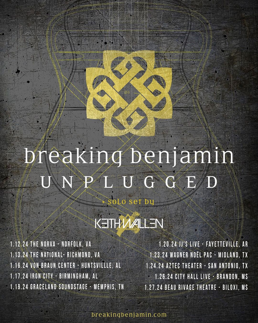 Breaking Benjamin Announce 2024 Acoustic Tour
