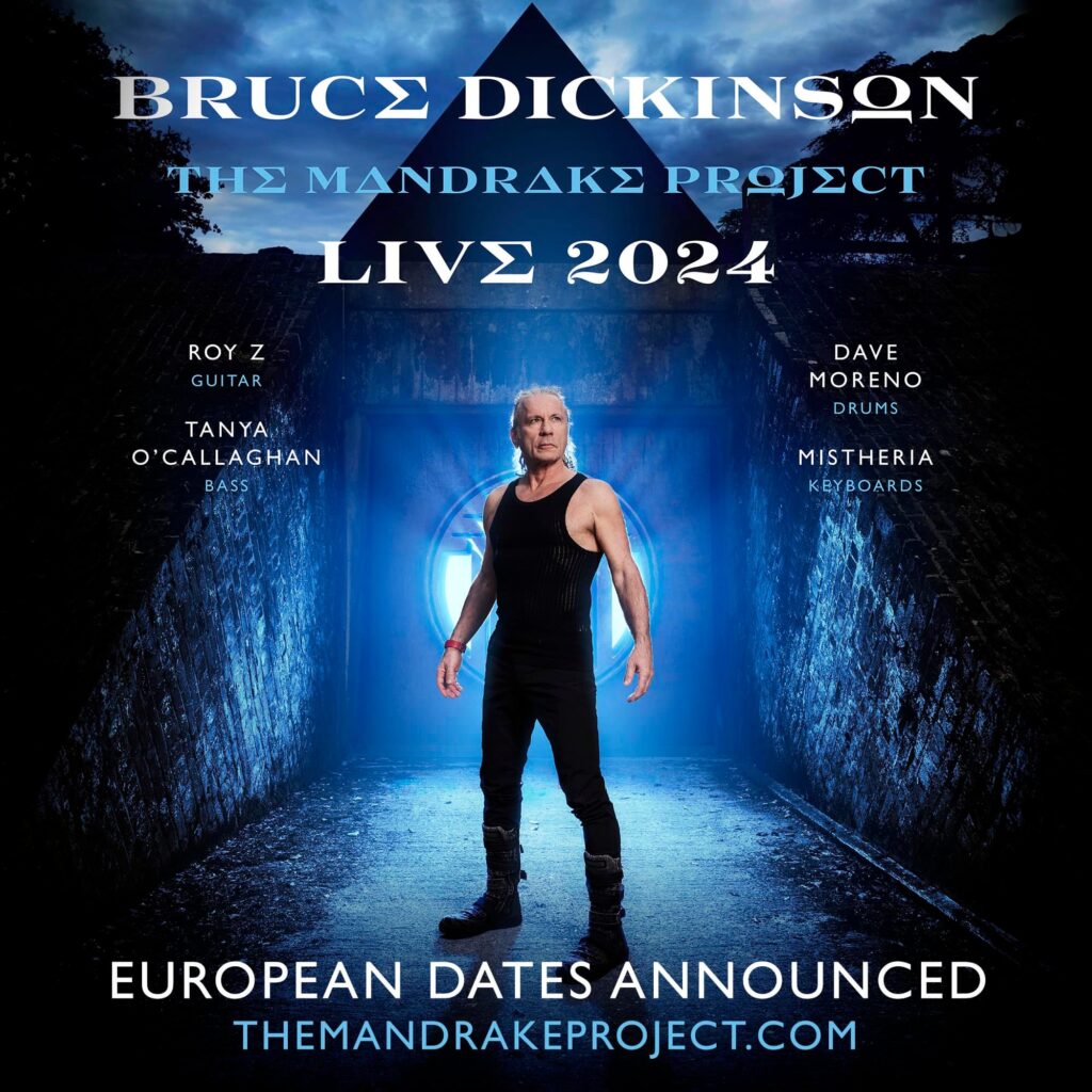 Bruce Dickinson 2024 tour