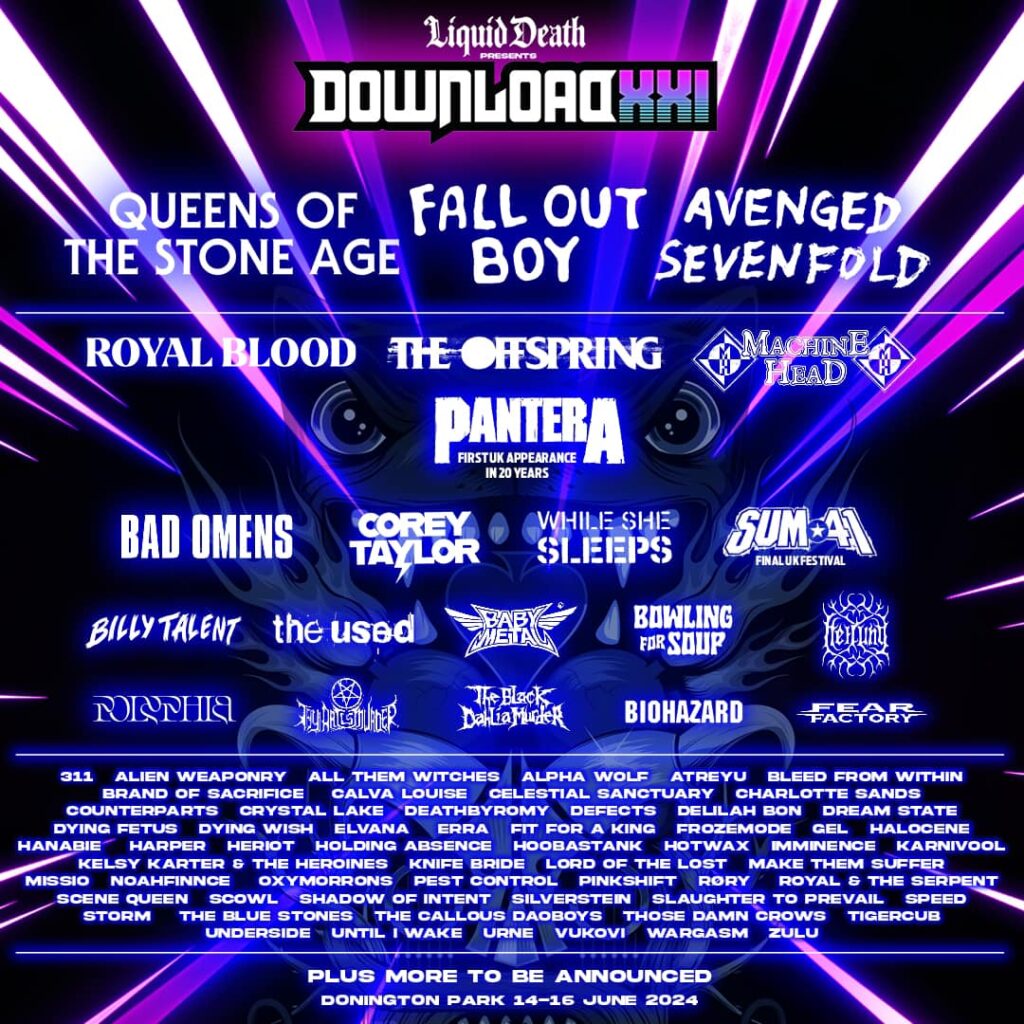 Download 2024 lineup Avenged Sevenfold Queens of the Stone Age Fallout Boy