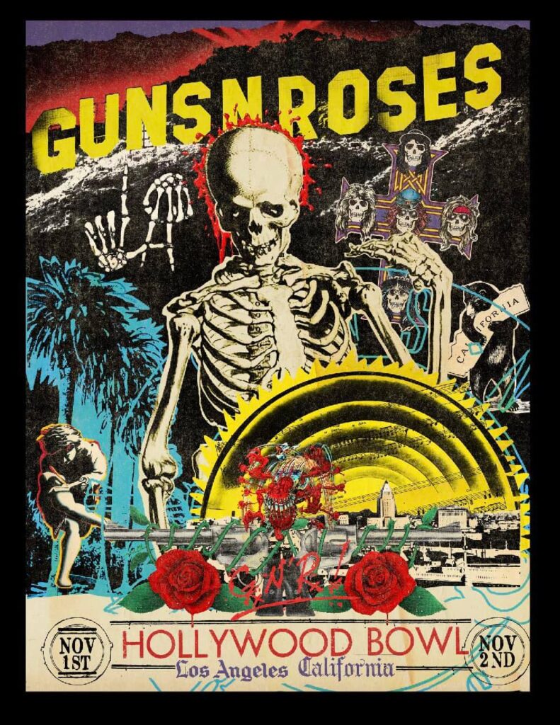 Guns N' Roses live Hollywood Bowl Los Angeles 2023