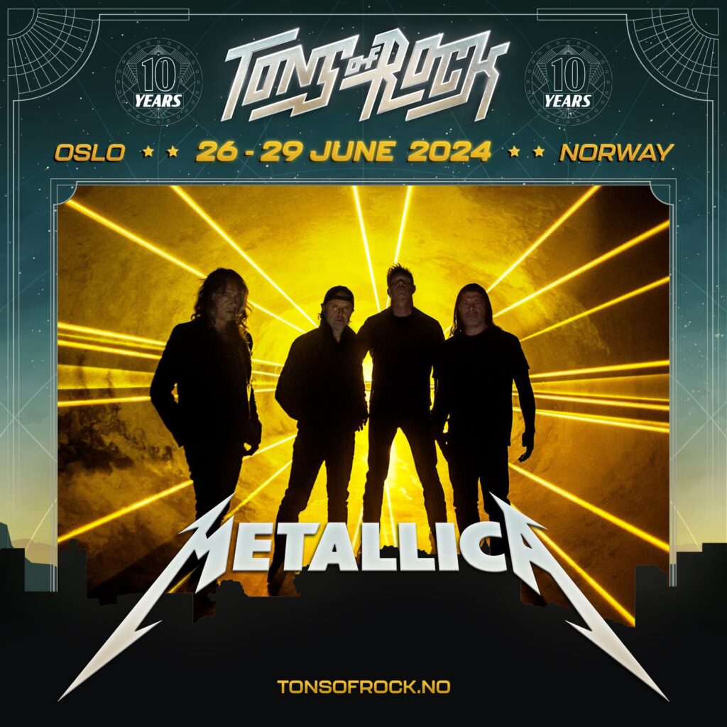 Metallica Tons of Rock Festival Sweden 2024