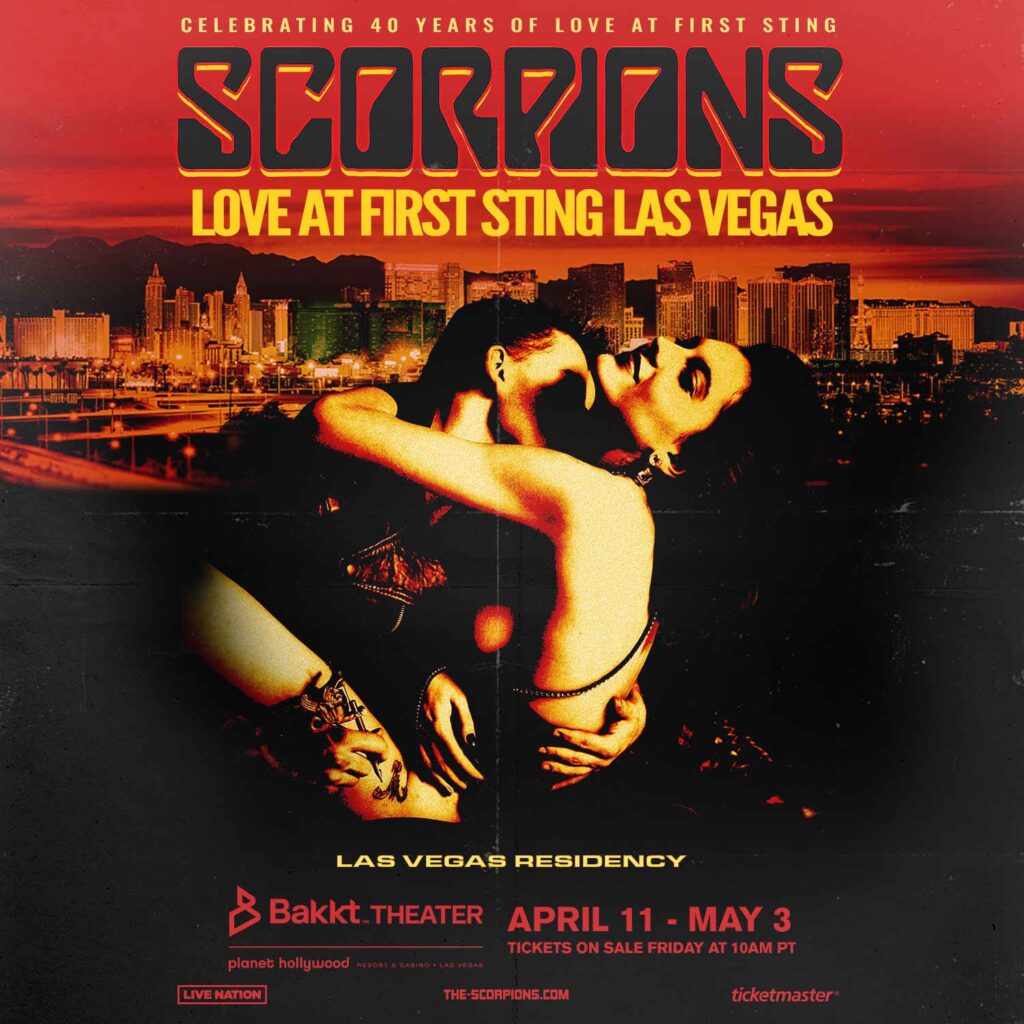 Scorpions Las Vegas Planet Hollywood Bakkt residency 2024
