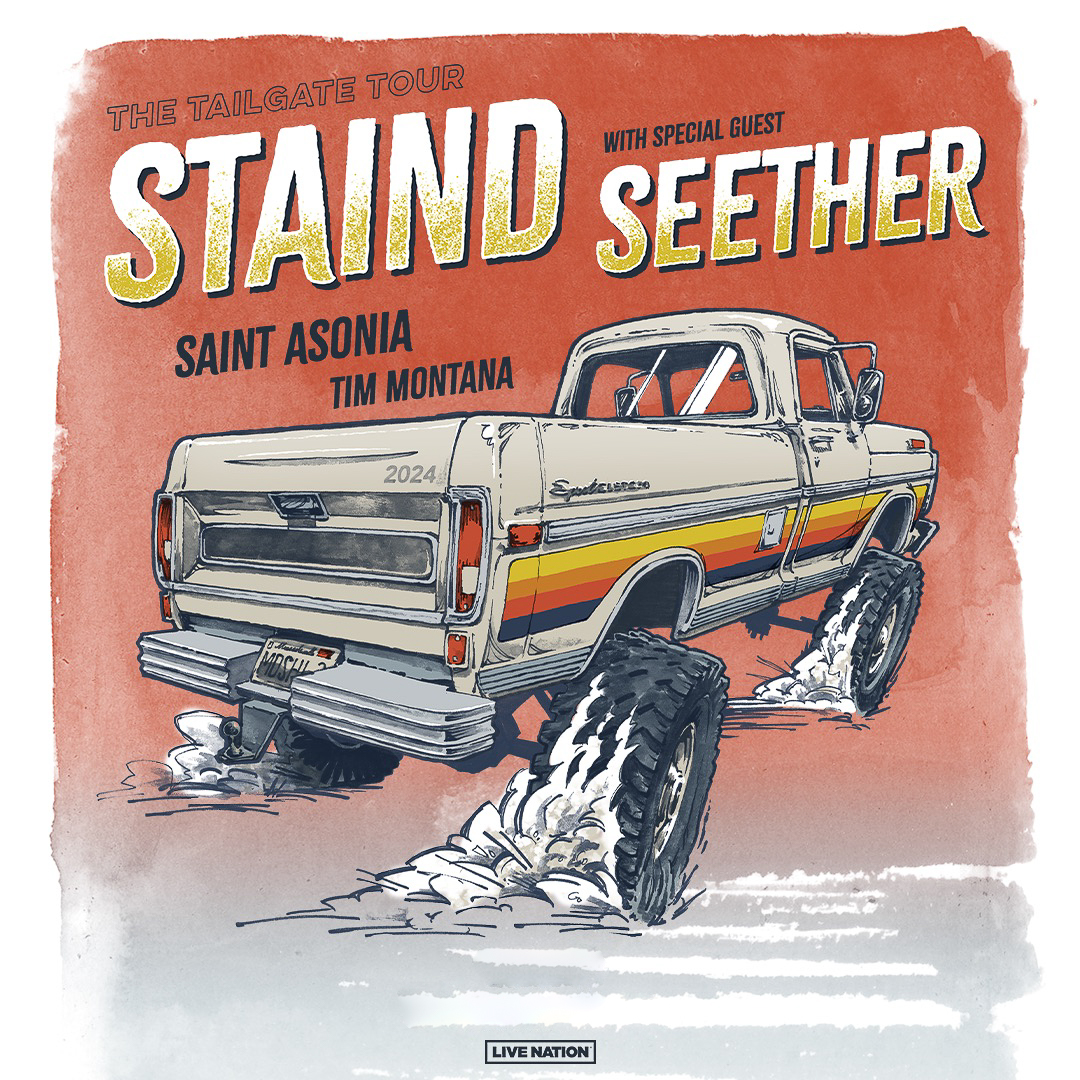 Staind, Seether Announce 2024 Tour with Saint Asonia