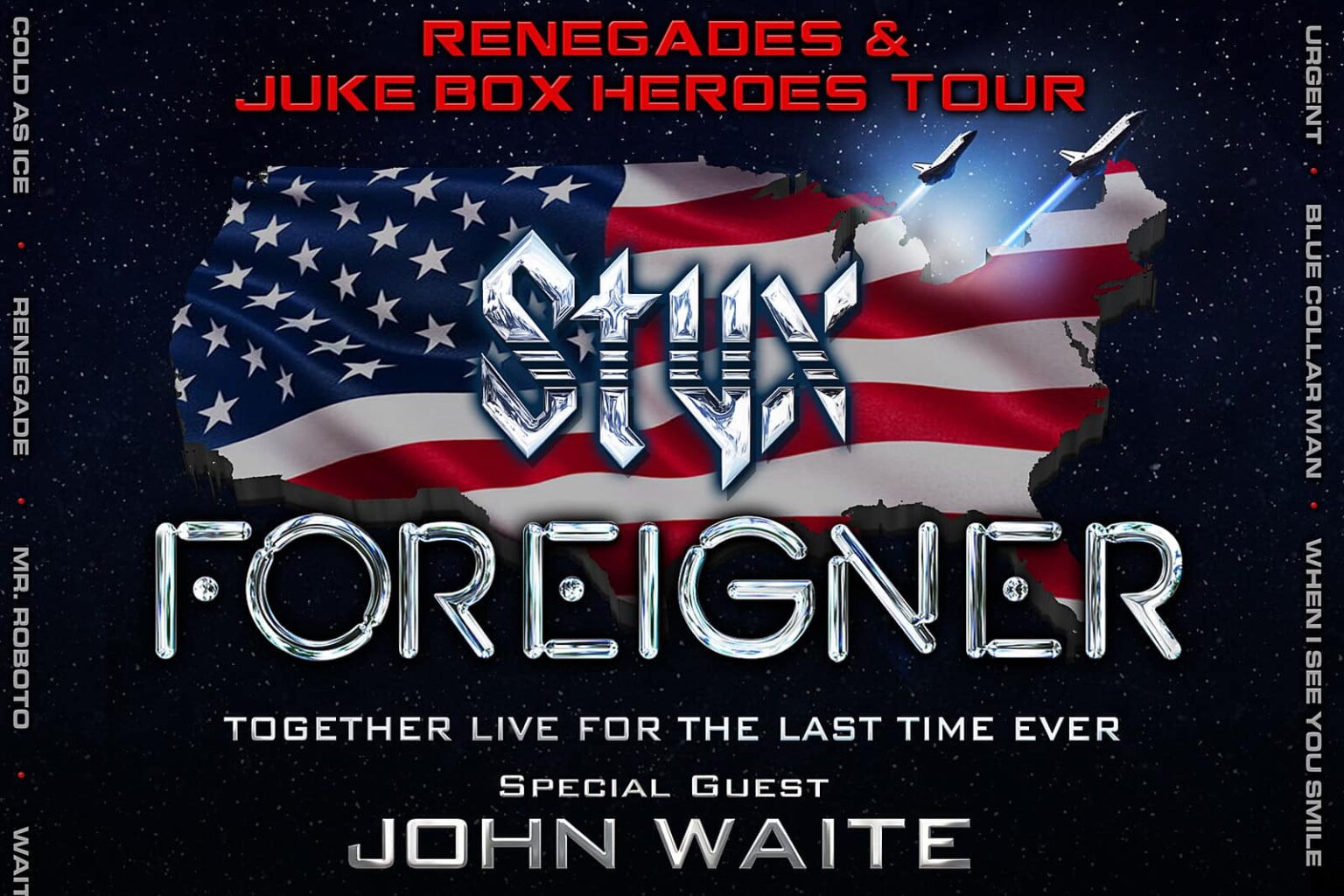 Foreigner, Styx Announce 2024 Tour