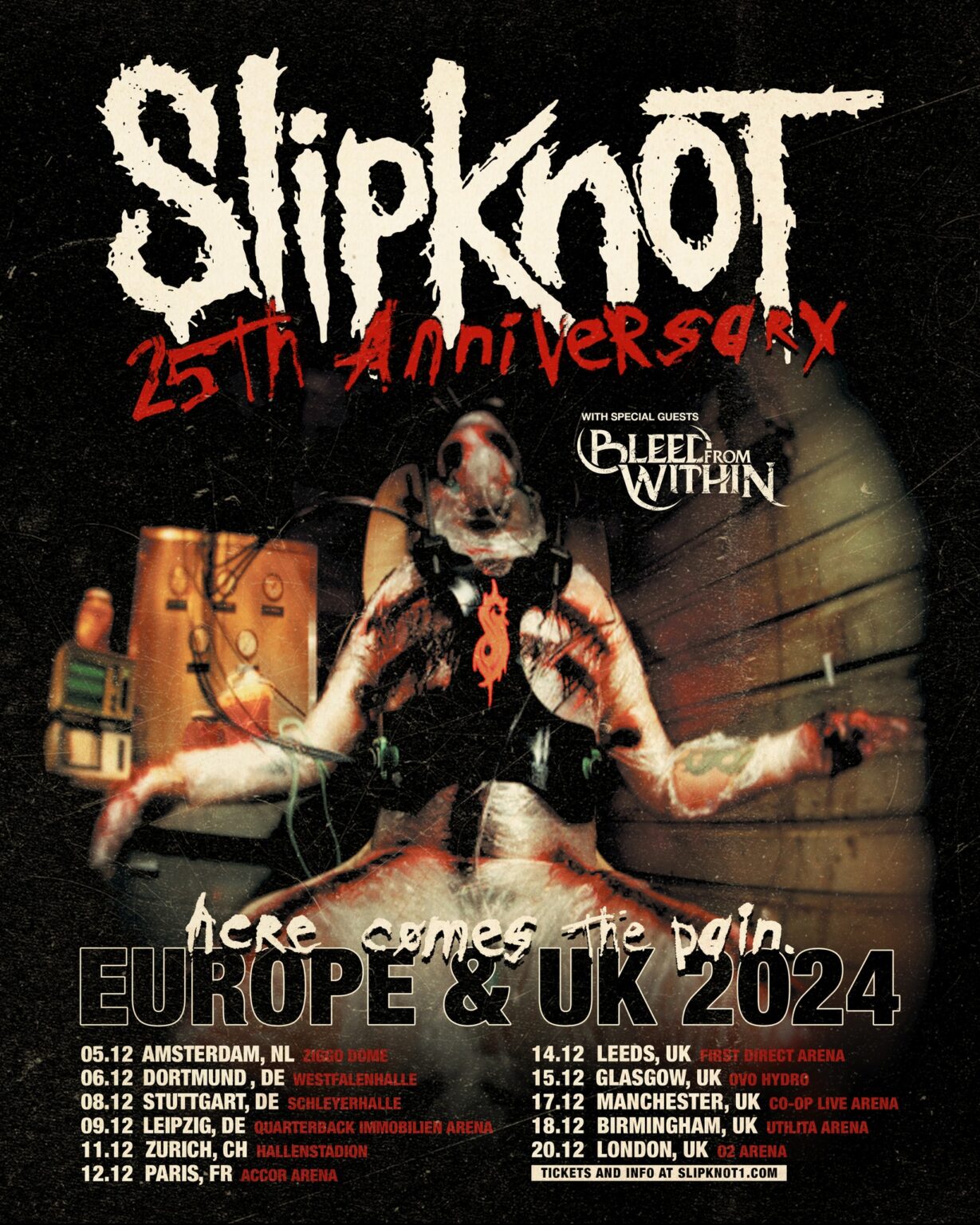 Slipknot Announce 2024 European Tour