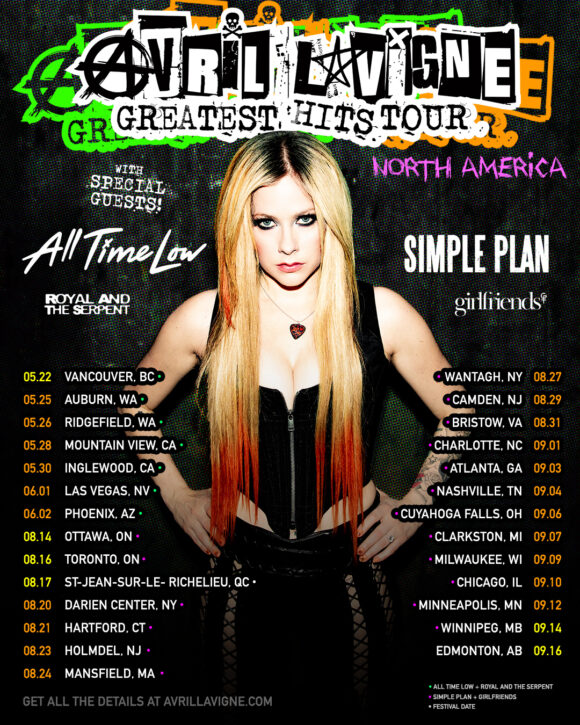 Avril Lavigne Announces 2024 Greatest Hits Tour