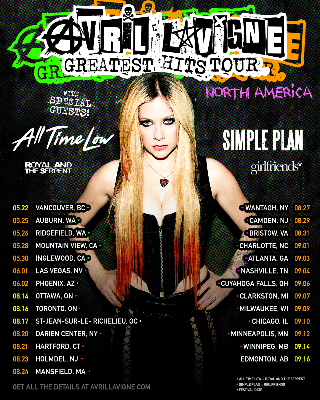 Avril Lavigne Announces 2024 Greatest Hits Tour