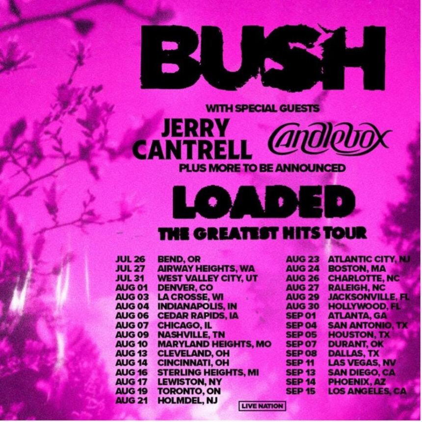 Bush Announce 2024 Tour with Jerry Cantrell, Candlebox