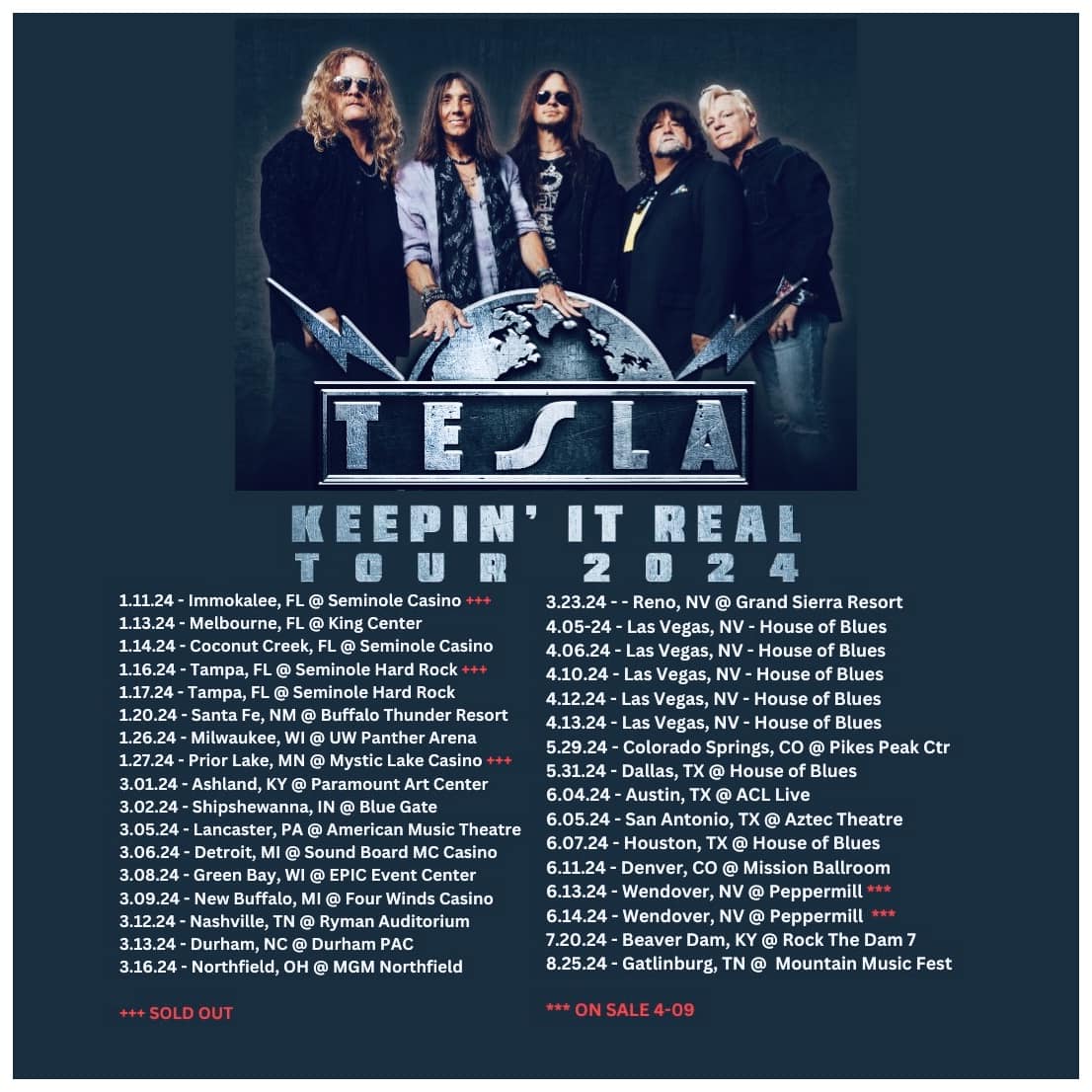 Tesla Announce 2024 U.S. Tour