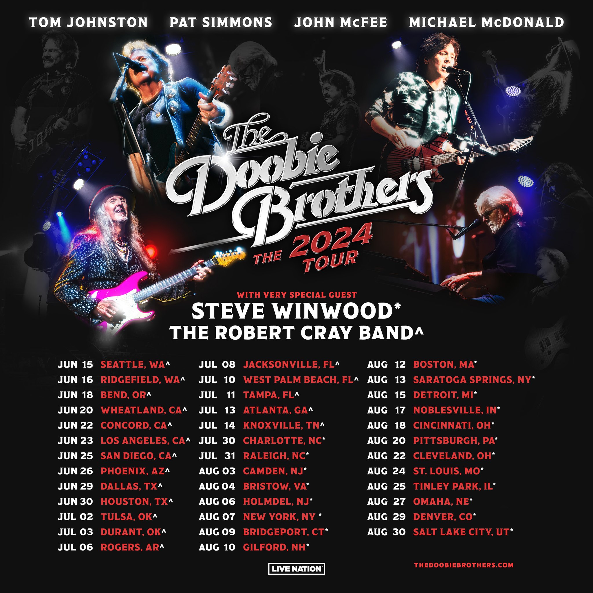 The Doobie Brothers Announce 2024 Tour