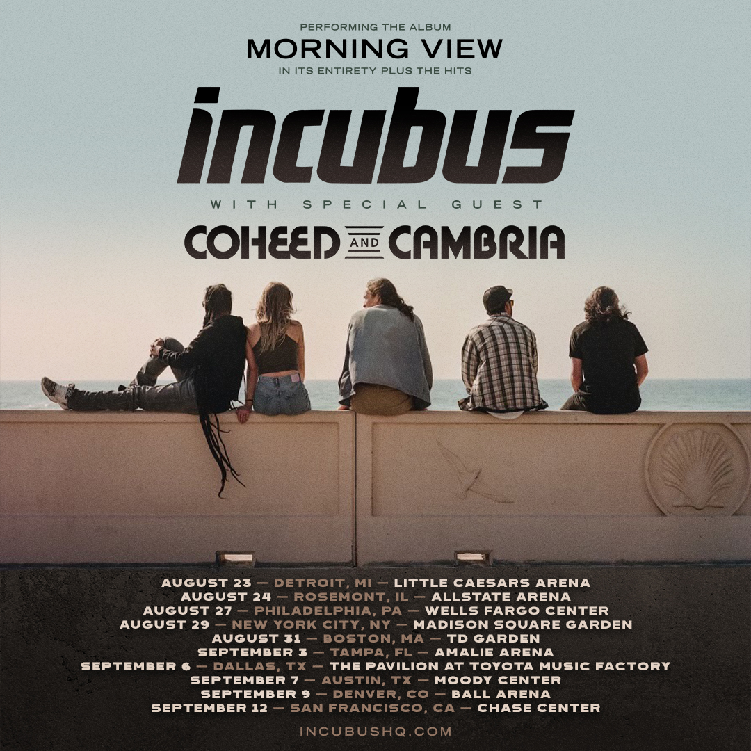 Incubus Announce 2024 Tour, Playing ‘Morning View’ In Full Pop