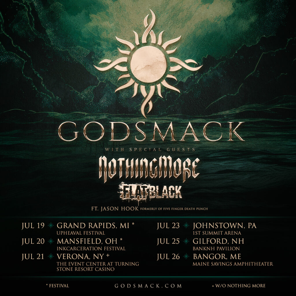 Godsmack Nothing More Flat Black 2024 tour