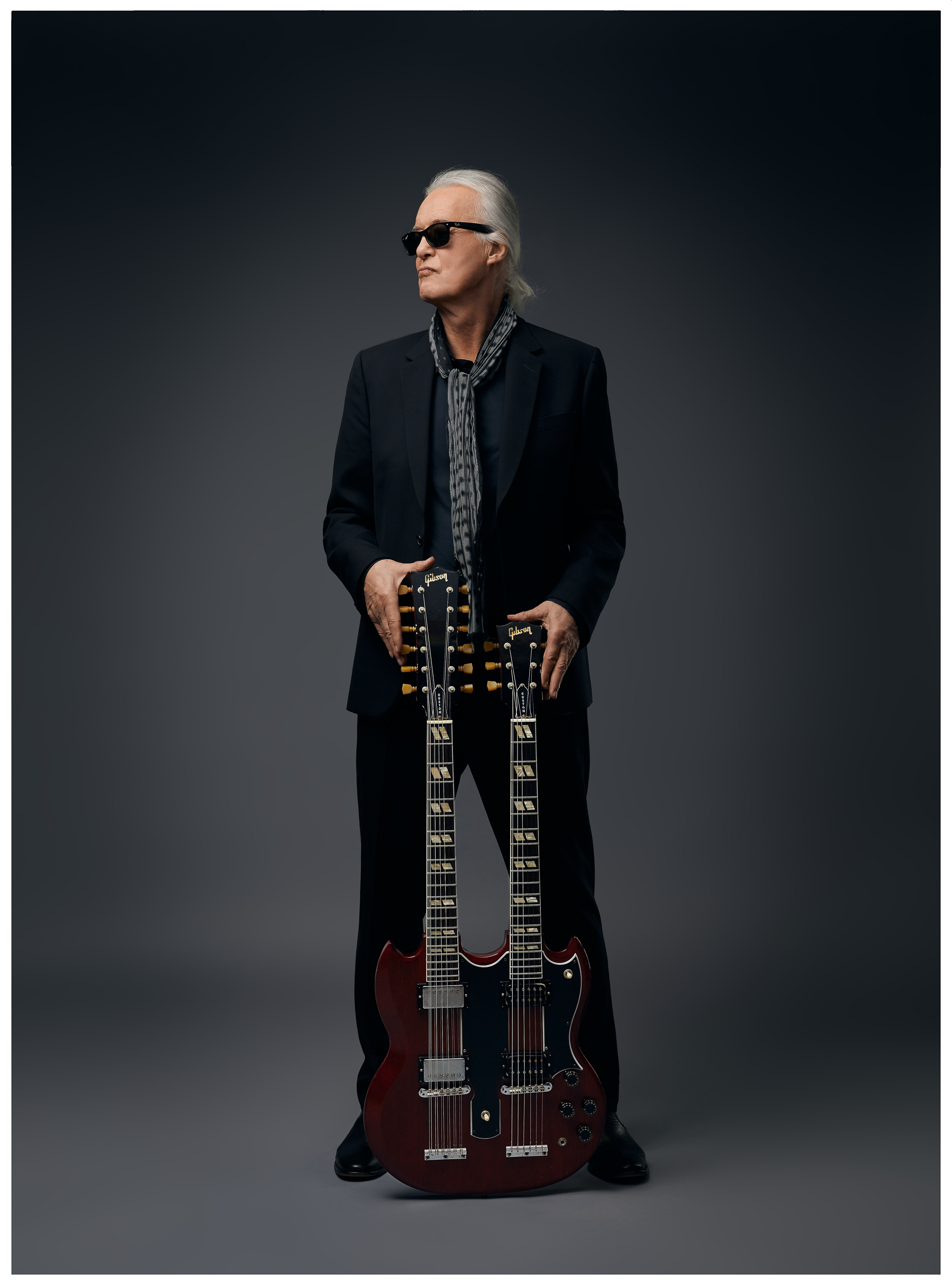 Jimmy Page, Gibson Reveal 1969 Doubleneck SG Signature Guitar