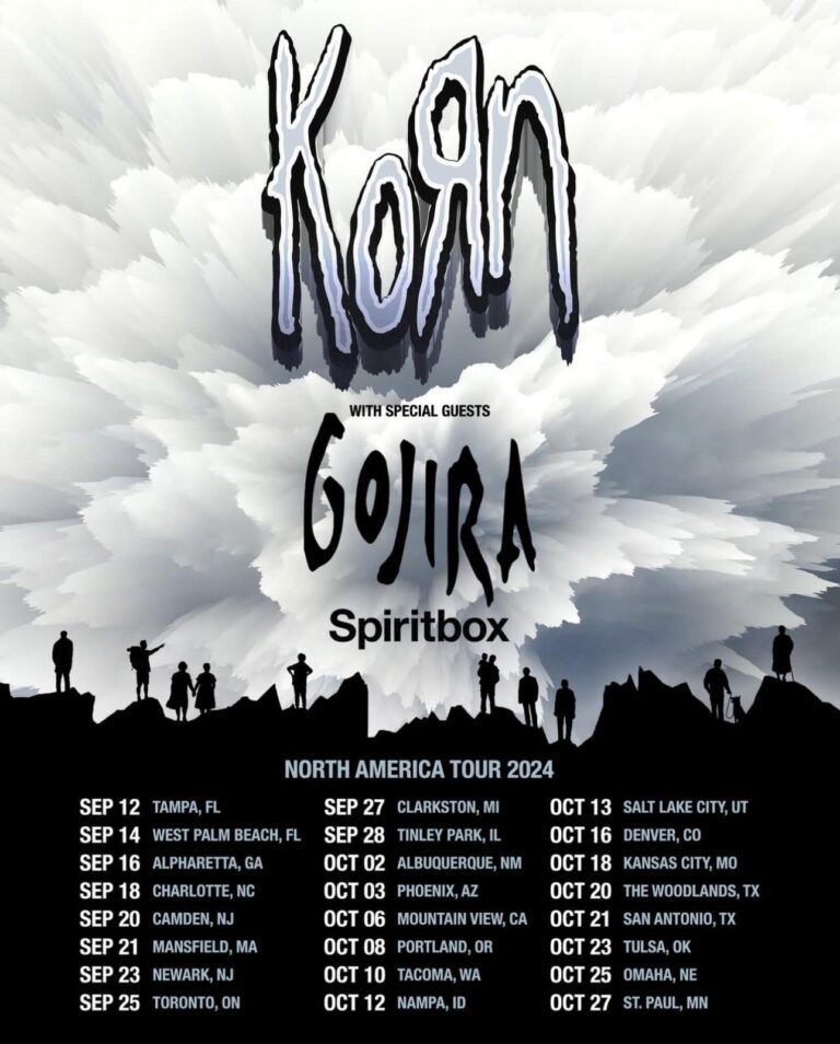 Korn Announce 2024 Tour with Gojira and Spiritbox