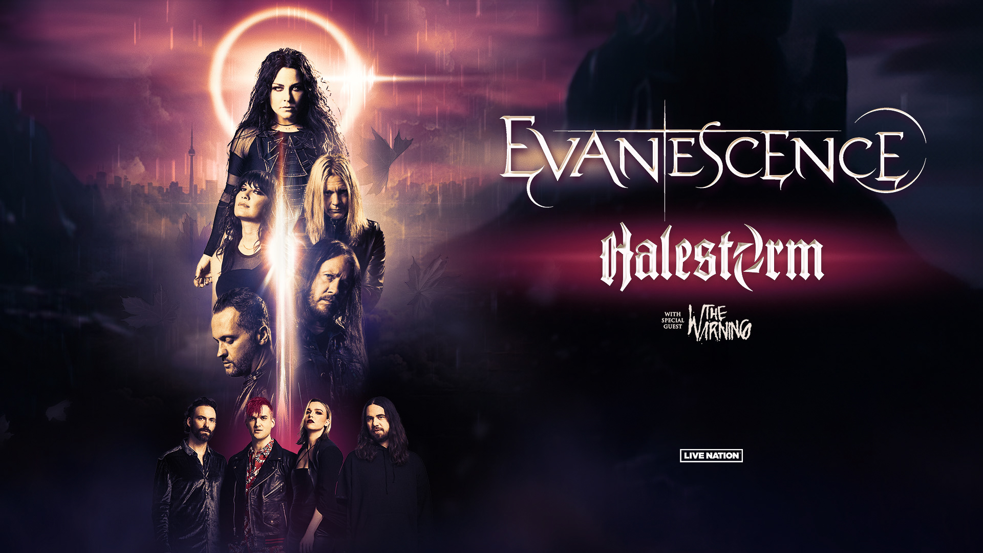 Evanescence and Halestorm Announce 2024 Canadian Tour