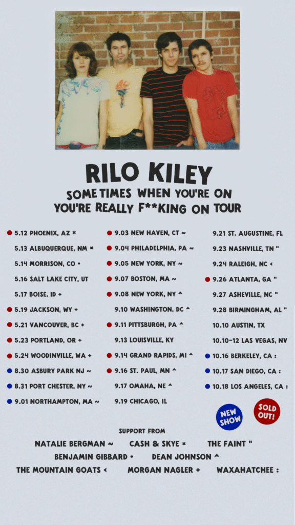 Rilo Kiley 2025 tour dates