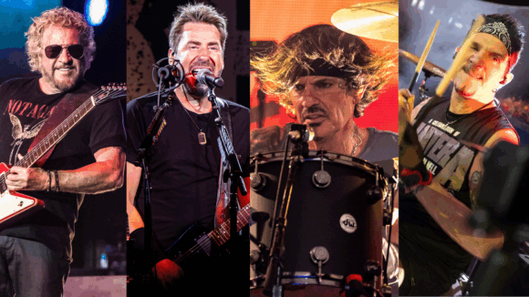 Sammy Hagar Chad Kroeger Tommy Lee Charlie Benante Sammy Hagar Chad Kroeger Tommy Lee Charlie Benante