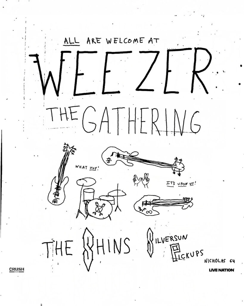 Weezer The Shins Silversun Pickups 2026 tour dates