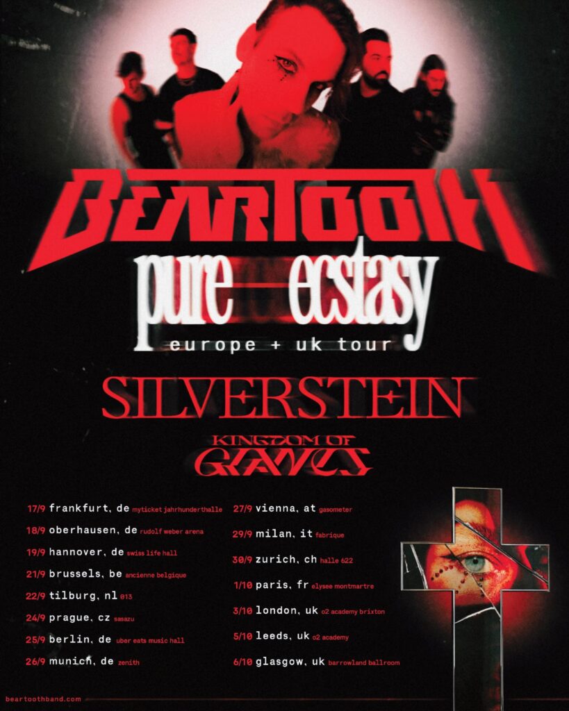 Beartooth Silverstein 2026 tour UK Europe