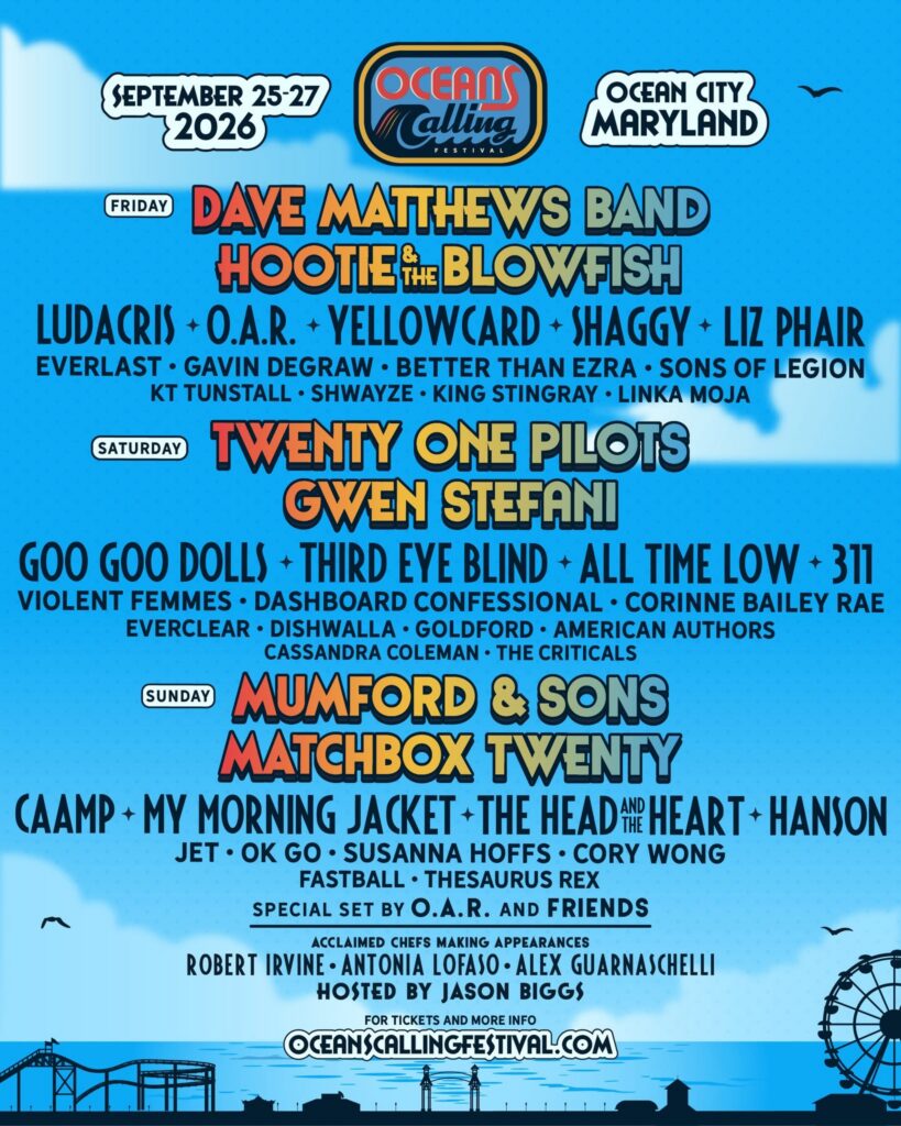 Oceans Calling Festival 2026 Lineup