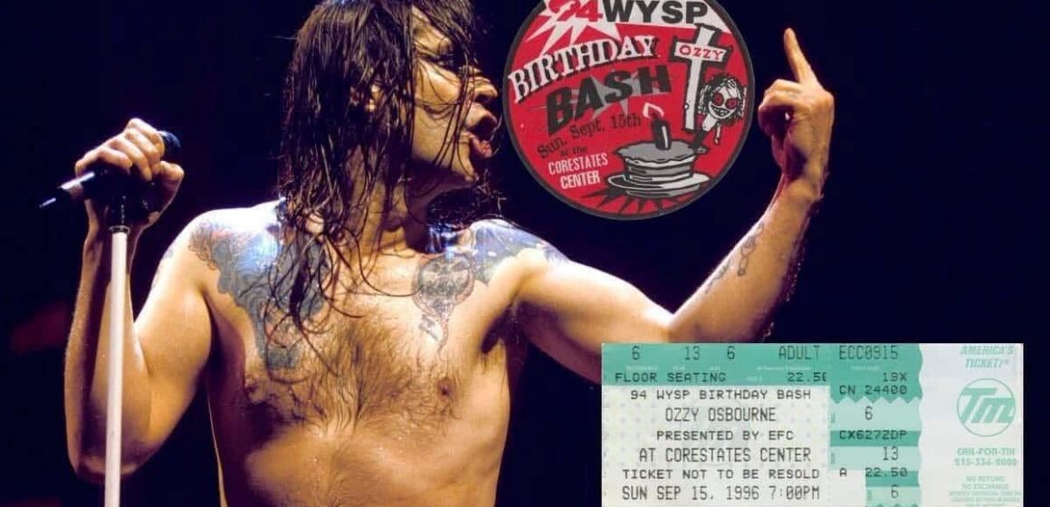 Ozzy Osbourne 94 WYSP Birthday Bash Philadelphia 1996