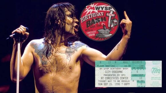 Ozzy Osbourne 94 WYSP Birthday Bash Philadelphia 1996 Ozzy Osbourne 94 WYSP Birthday Bash Philadelphia 1996