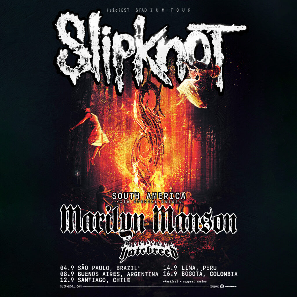 Slipknot 2027 South American tour dates